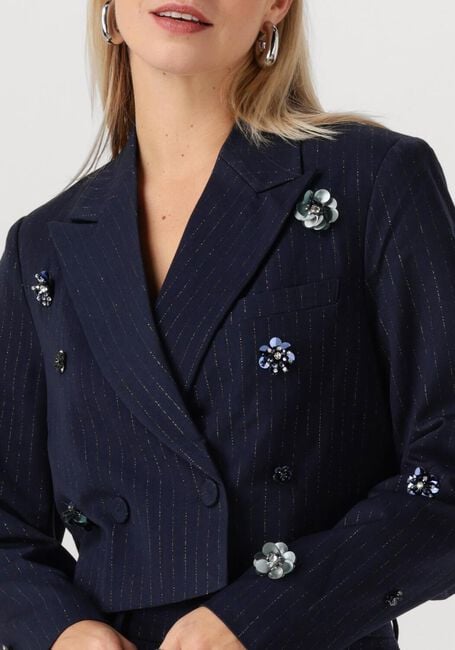 Dunkelblau Y.A.S. Blazer YASMIDNIGHT LS SHORT BLAZER S. - large