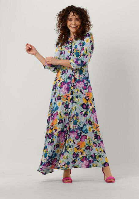 Hellblau Y.A.S. Maxikleid YASSAVANNA LONG SHIRT DRESS - large