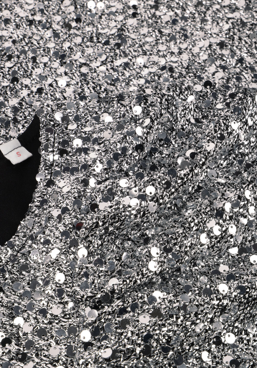 Silberne STUDIO AMAYA Minikleid SHIMMER - large