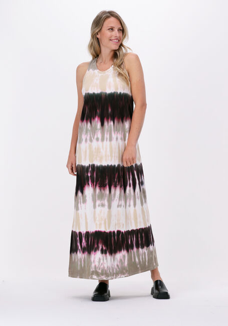 Mehrfarbige/Bunte 10DAYS Maxikleid DRESS STRIPE TIE DYE - large