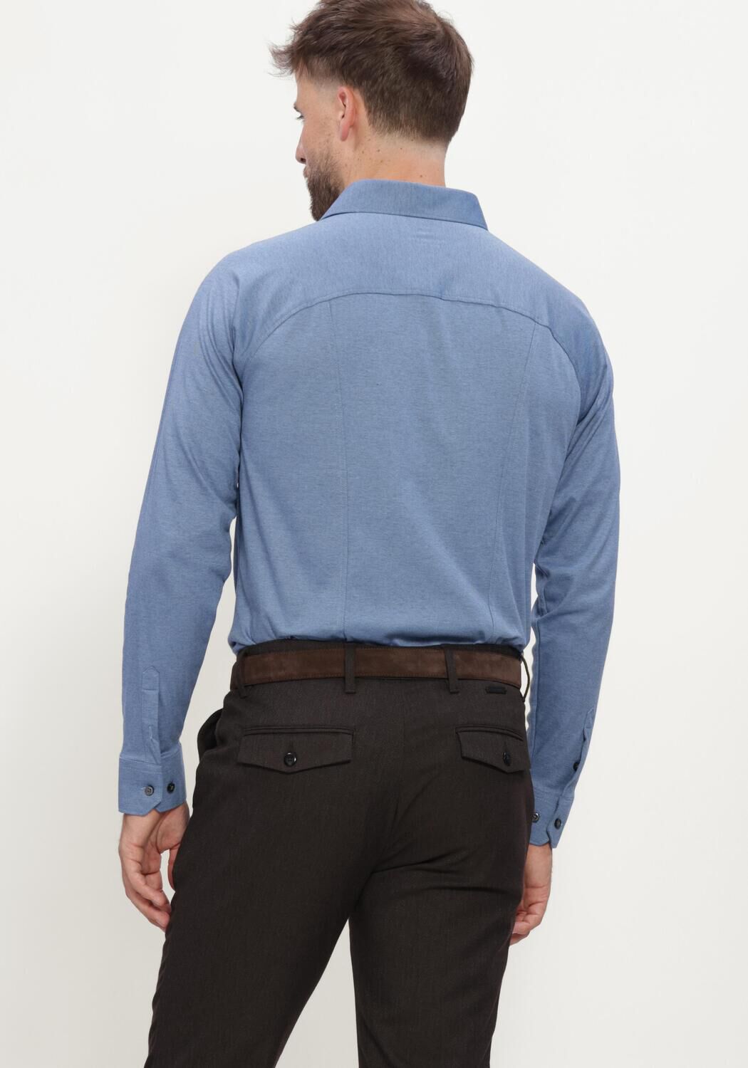 Blaue DESOTO Casual-Oberhemd CASUAL KENT 1/1 - large