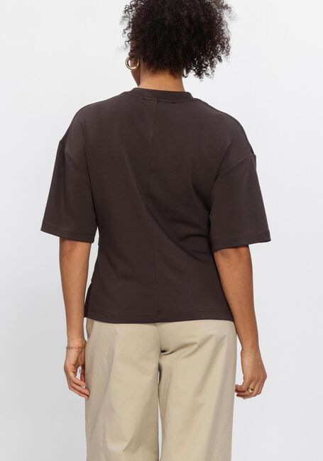 Braune SECOND FEMALE T-shirt ENORA BROOCH TEE - large