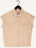 Beige NA-KD Gilet OVERSIZED DENIM VEST Beige NA-KD Gilet OVERSIZED DENIM VEST - medium
