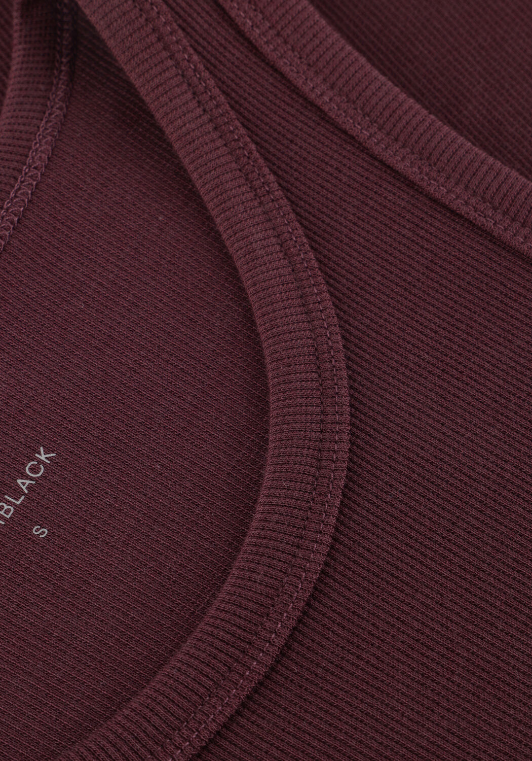 Bordeaux WITHBLACK Top WBLDORDI TANK - large