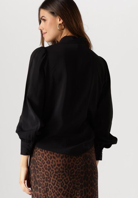 Schwarze Y.A.S. Blusen YASPIL LS BOW SHIRT - large