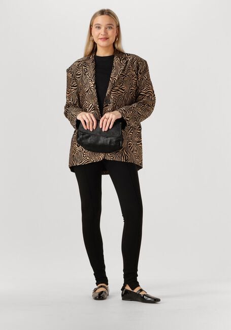 Schwarze ROUGE EDIT Legging ROUMOANA RW F/L LEGGINGS - large