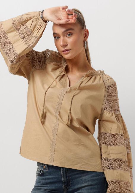 Braune IBANA Blusen TASMIA - large