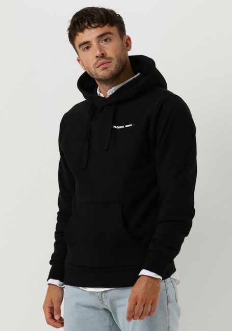 Schwarze COLOURFUL REBEL Sweatshirt CR EST. 2013 BACK PRINT HOODIE - large