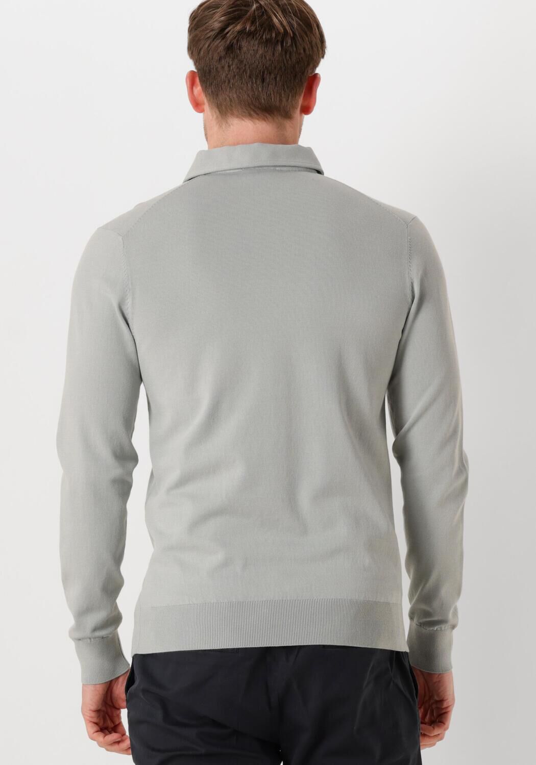 Gr&uuml;ne PROFUOMO Pullover POLO ONEPIECE LUXURY BASIC - large