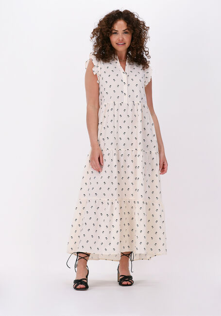 Ecru CO'COUTURE Maxikleid PALM S/S FLOOR DRESS - large
