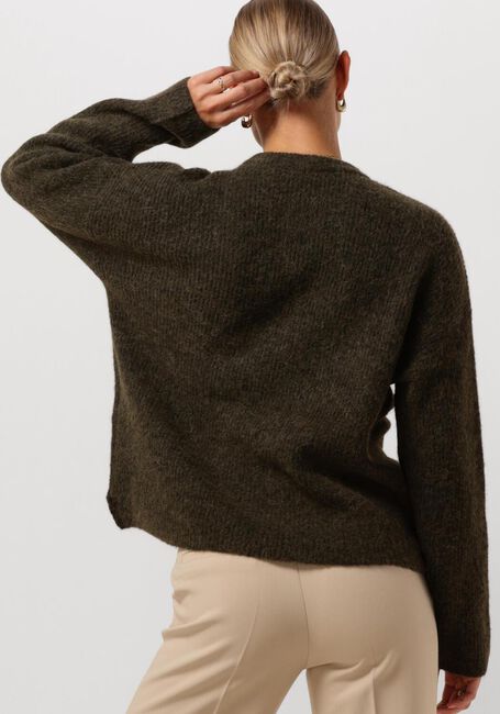 Olive GESTUZ Pullover ALPHAGZ ROUNDNECK NOOS - large