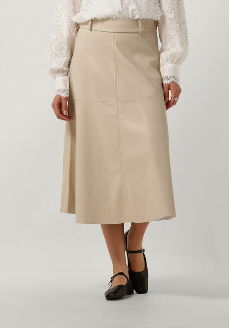 Creme BRUUNS BAZAAR Midirock VEGANI IMMA SKIRT - large