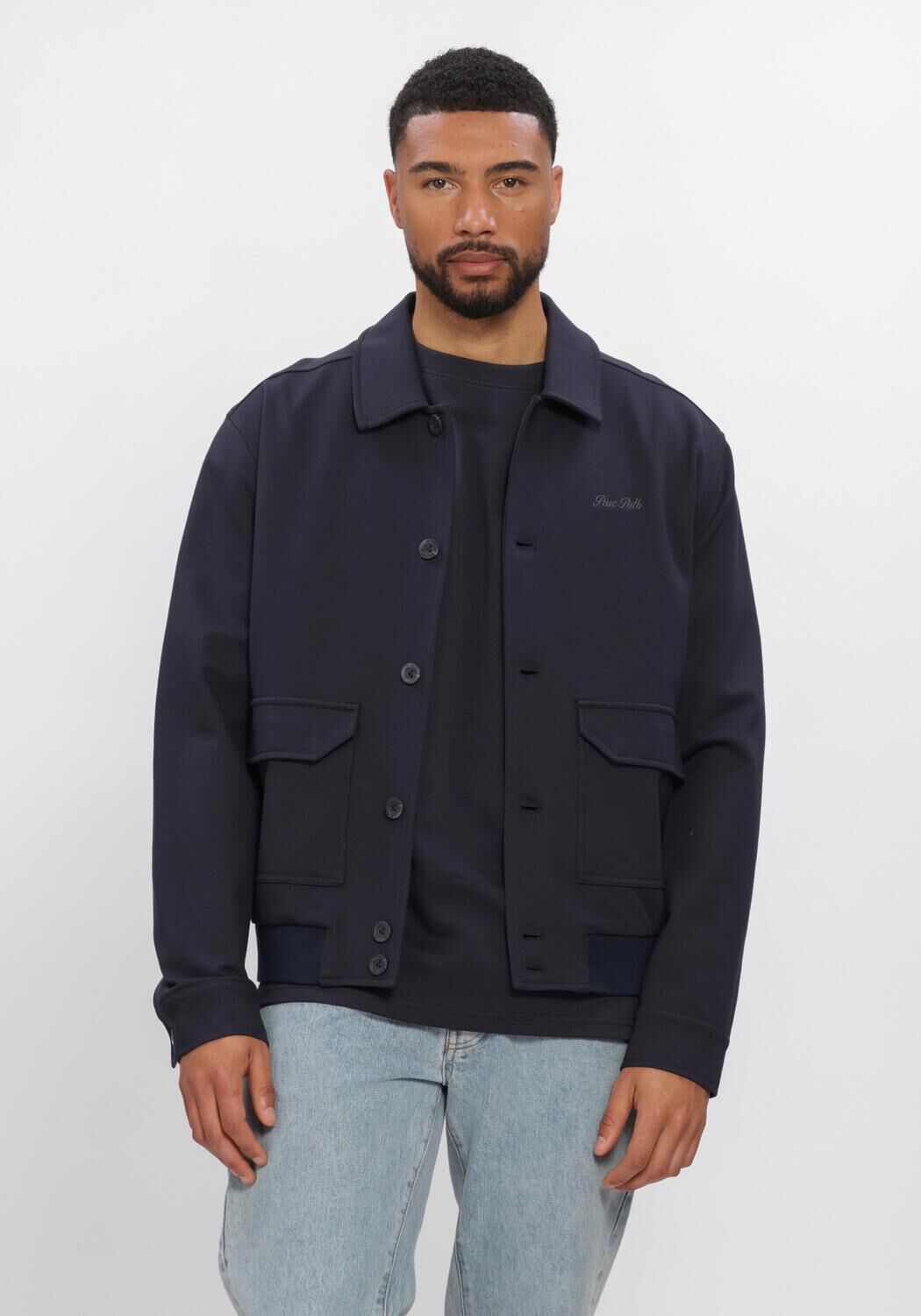 Dunkelblau PURE PATH Overshirt PUNTA - large