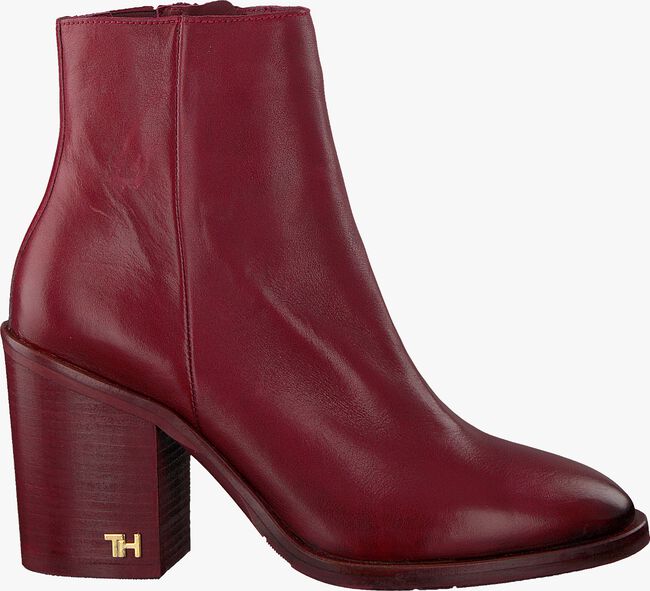 Rote TOMMY HILFIGER Stiefeletten MONO COLOR HEELED BOOT - large