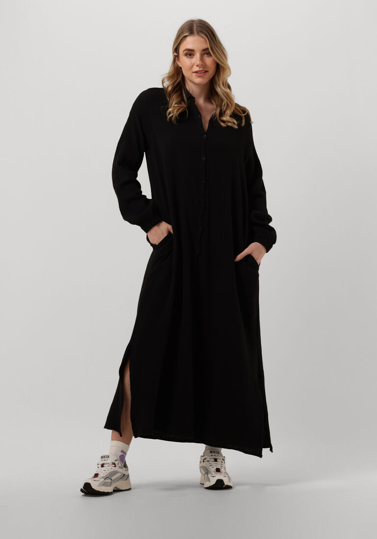 schwarze penn & ink maxikleid s23t900 IV6470