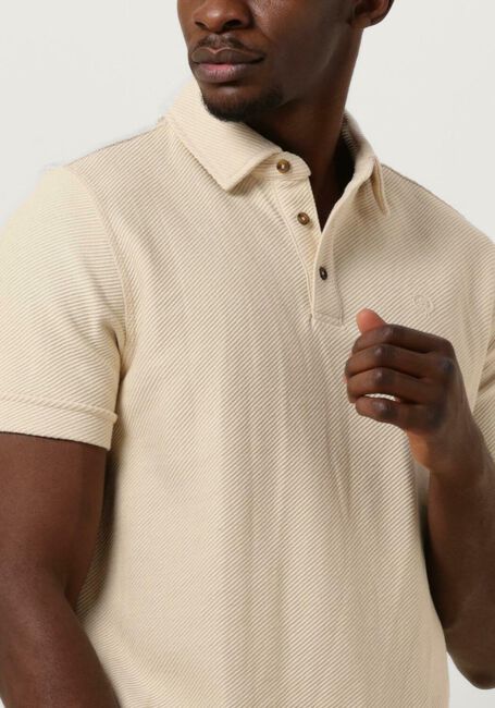 Beige CAST IRON Polo-Shirt SHORT SLEEVE POLO TWILL - large