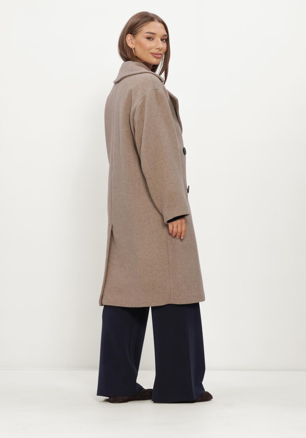 Taupe INWEAR M&auml;ntel ZORAHIW DB COAT - large