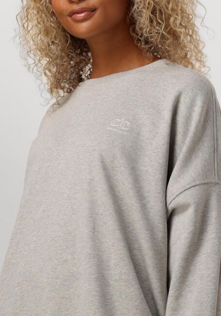 Graue CO'COUTURE Minikleid CLEAN OVERSIZED SWEAT DRESS - large