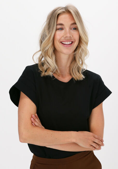 Schwarze MSCH COPENHAGEN T-shirt ALVA STD TEE - large