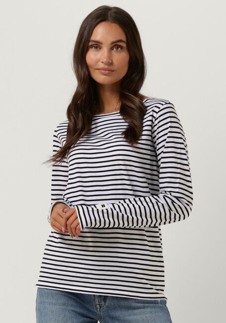 Wei&szlig;e 10DAYS Tops & T-shirts LONGSLEEVE TEE STRIPE - large