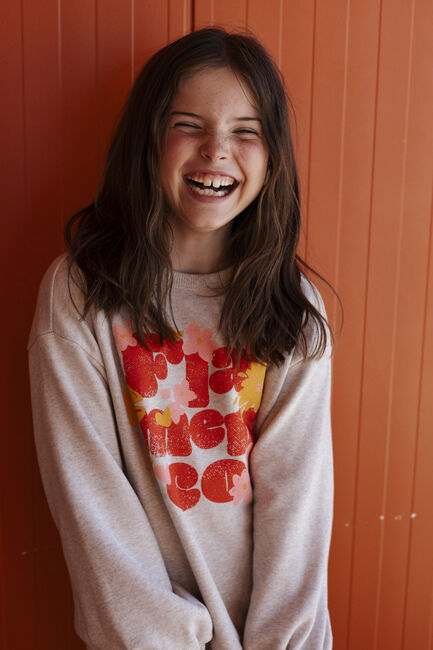 Rote AMMEHOELA Sweatshirt ROXY - large