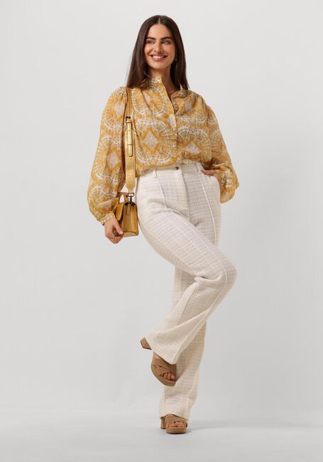 Gelbe AAIKO Blusen ZOYA MULTI TIE DYE CO 502 - large