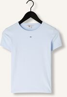 Hellblau TOMMY JEANS T-shirt TJW SLIM ESSENTIAL RIB SS EXT Hellblau TOMMY JEANS T-shirt TJW SLIM ESSENTIAL RIB SS EXT - medium