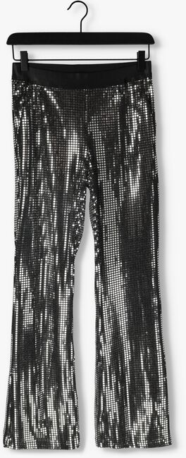 Silberne CO'COUTURE Schlaghose MIRROR FLARE PANT - large