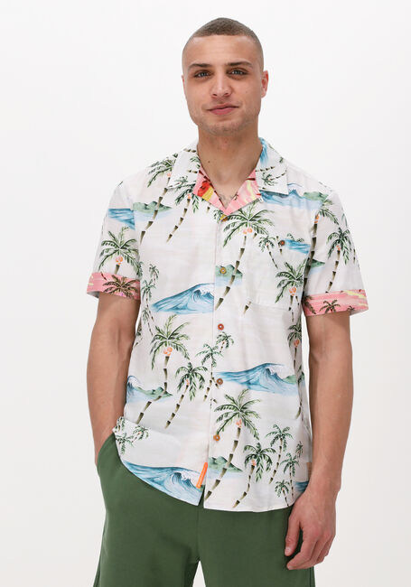 Nicht-gerade weiss SCOTCH & SODA Casual-Oberhemd SEASONAL PRINTED HAWAIIAN DETAILED SHIRT - large