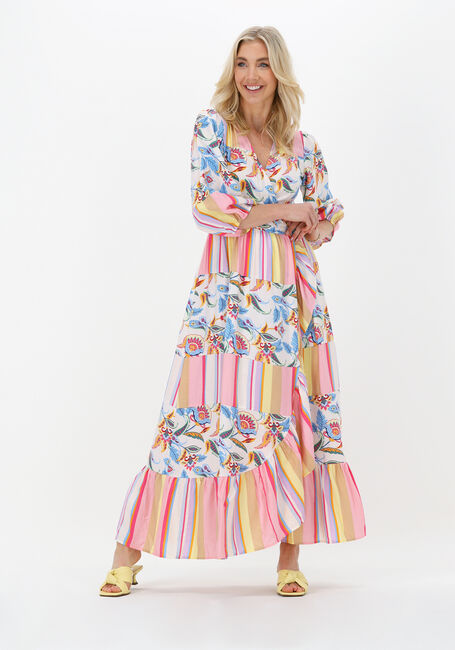 Mehrfarbige/Bunte Y.A.S. Maxikleid YASPAIZAJANA 3/4 MAXI DRESS S. - FEST - large