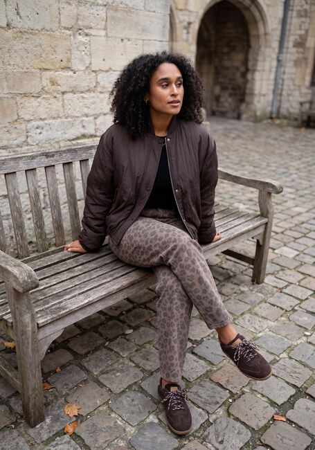 Braune BY-BAR Pullover POLLY PULLOVER - large