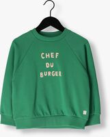 Grüne Sproet & Sprout Sweatshirt SWEATSHIRT RAGLAN CHEF DU BURGER - medium