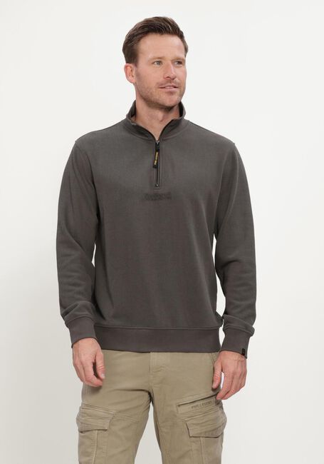 Dunkelgrau PME LEGEND Pullover HALF ZIP COLLAR FLAT - large