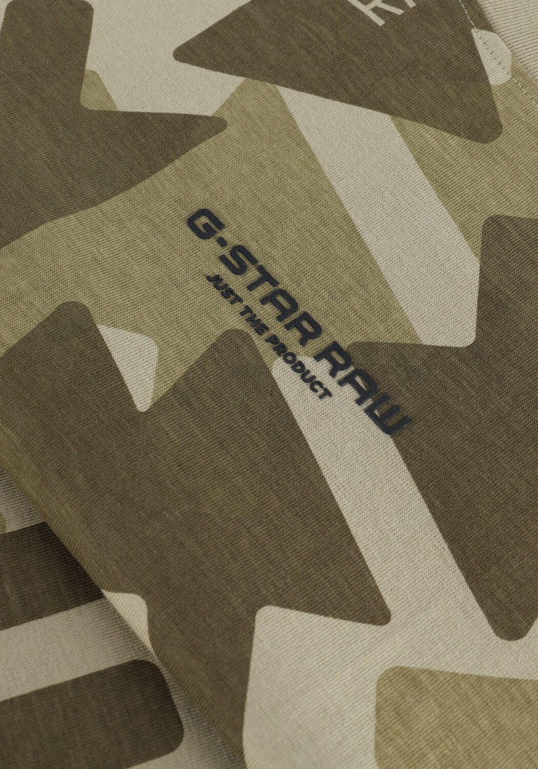 Beige G-STAR RAW T-shirt ARROW CAMO LOOSE R T - large