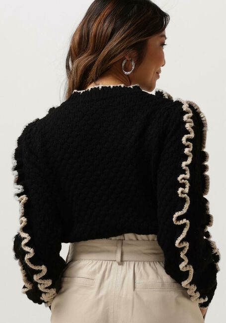 Schwarze OBJECT Pullover OBJYAA L/S KNIT PULLOVER 131 - large