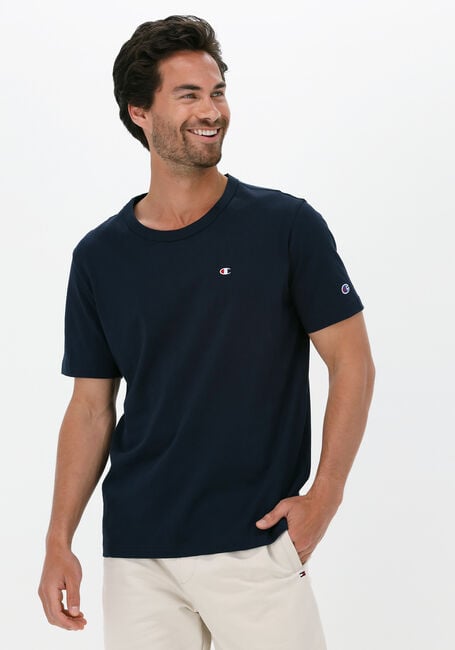 Dunkelblau CHAMPION T-shirt CREWNECK T-SHIRT 216545 - large