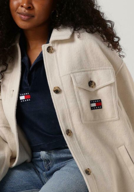 Beige TOMMY JEANS Jack OUTERWEAR JACKET - large
