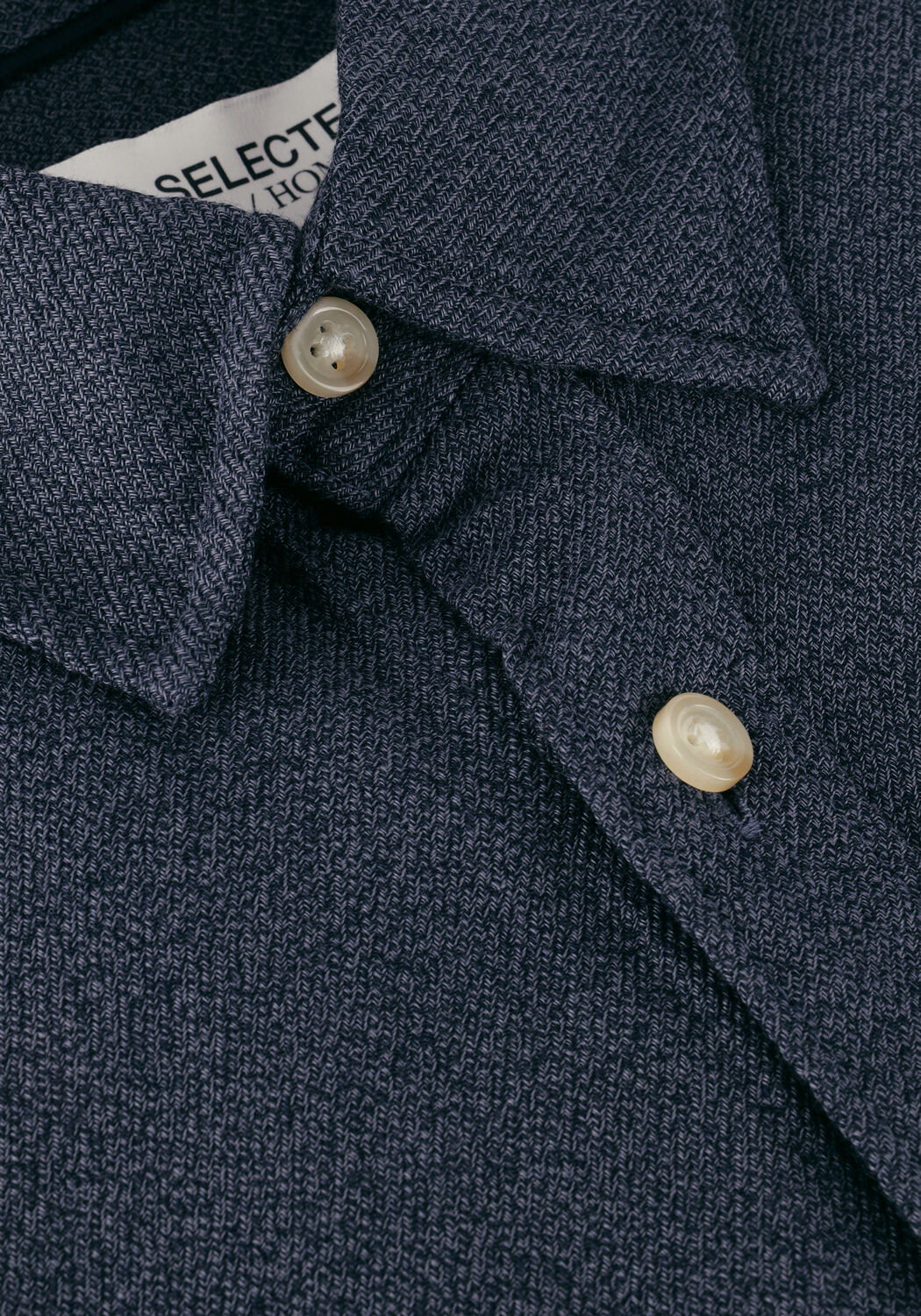 Graue SELECTED MEN Casual-Oberhemd SLIMROBIN SHIRT LS W CAMP - large