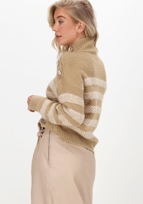 Camelfarbene MKT STUDIO Rollkragenpullover KITTYA - large