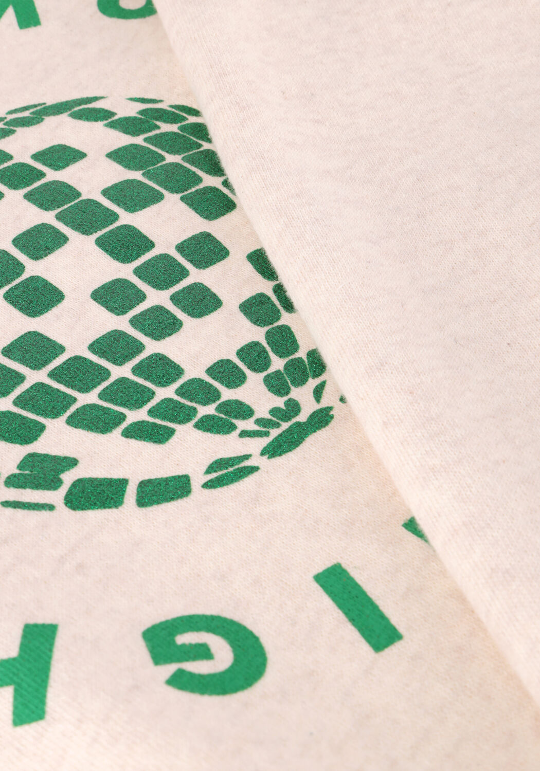 Beige BY-BAR Sweatshirt BIBI DISCO SWEATER - large