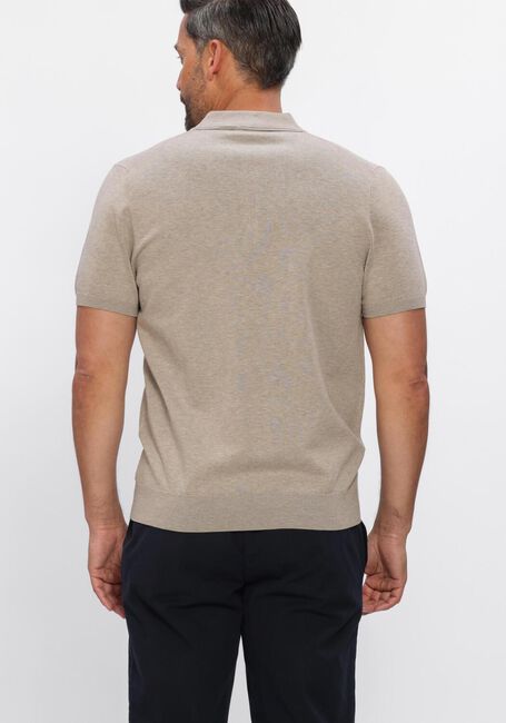 Beige PROFUOMO Polo-Shirt POLO SS LUXURY BASIC - large