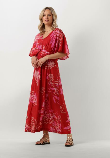 Mehrfarbige/Bunte STELLA FOREST Maxikleid E24RO016 - large