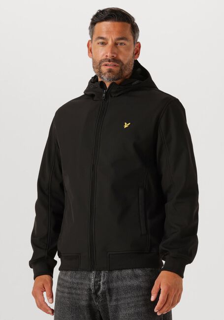 Schwarze LYLE & SCOTT Jack FLEECE BACK SOFTSHELL - large