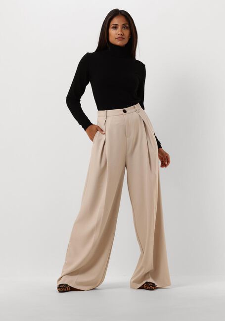 Beige CO'COUTURE Hose NANCY PLEAT PANTS - large