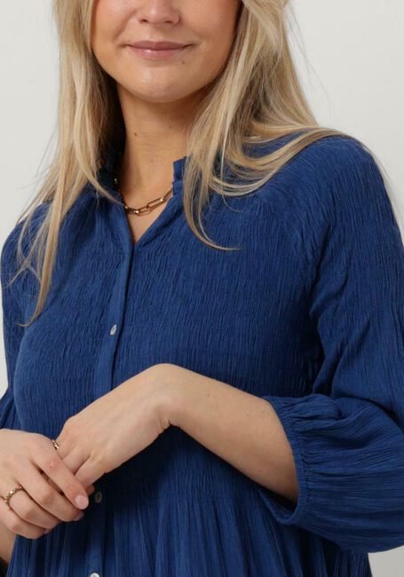 Blaue BY-BAR Midikleid LOULOU DRESS - large