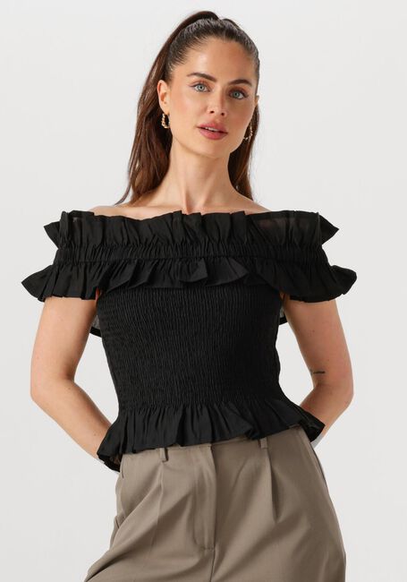 Schwarze COPENHAGEN MUSE Top CM MOLLY BLOUSE - large