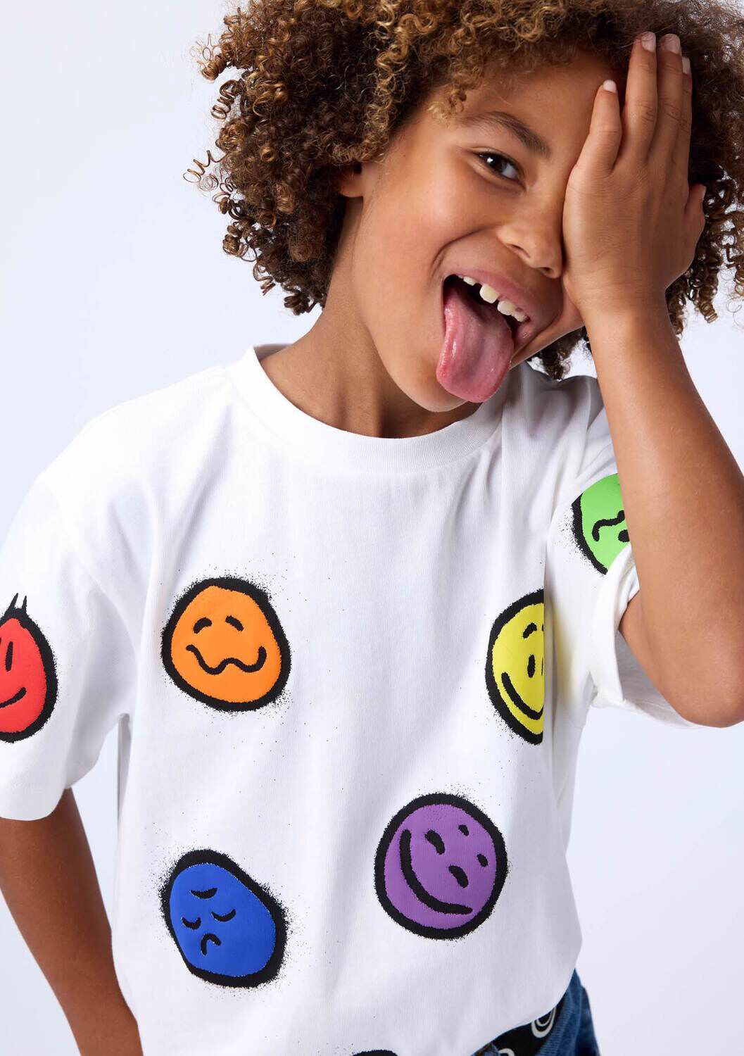 Mehrfarbige/Bunte MOLO T-shirt RILEY - large