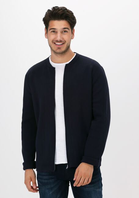 Dunkelblau ANERKJENDT Strickjacke AKSANDER CARDIGAN KNIT - large