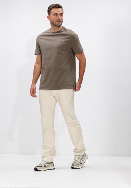 Taupe LYLE & SCOTT T-shirt SCRIPT T-SHIRT - large
