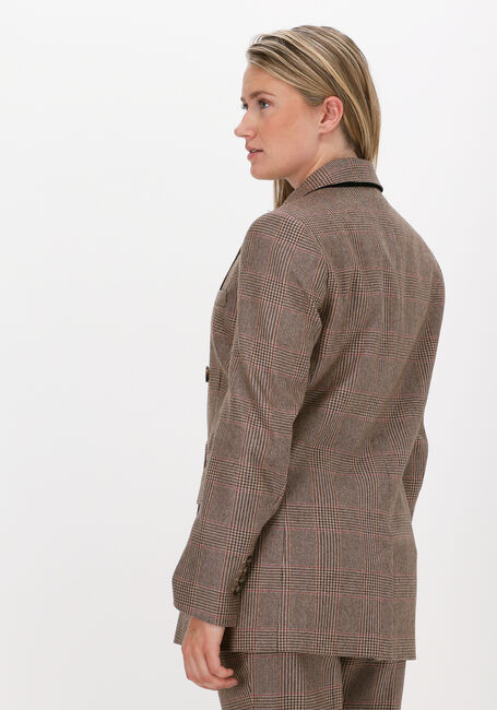 Camelfarbene VANILIA Blazer CHECK TAILOR - large
